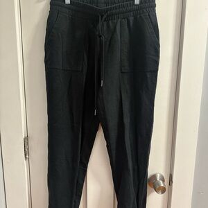 32 Degrees Black Jogger Sweatpants with Tapered Ankle